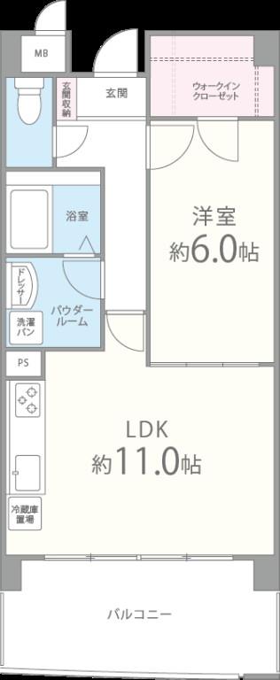 ポエム夢咲 間取り図