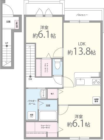 サンテ ドミール 間取り図