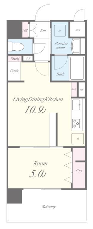 クロスフロント十二所線 間取り図