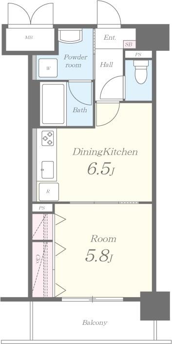 マルミーナ今里 キッチン