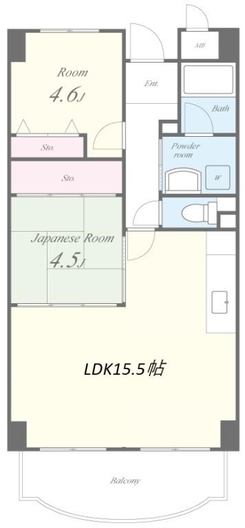 SUN LAUREL(サンローレル) 間取り図