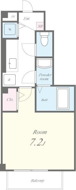シダーコンフォール弐番館 間取り図