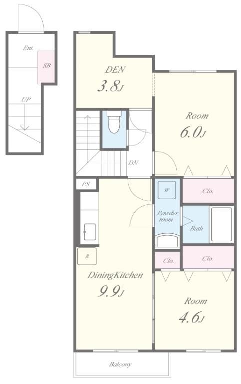 オーベルジュ 間取り図