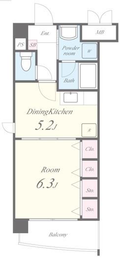 コンフォール平野 間取り図