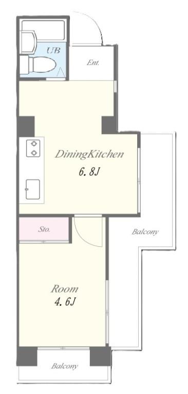 豪徳寺レジデンス 間取り図