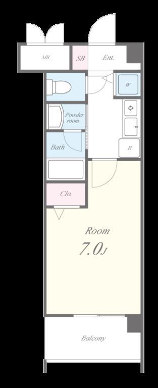 ウィンビー小田部 間取り図
