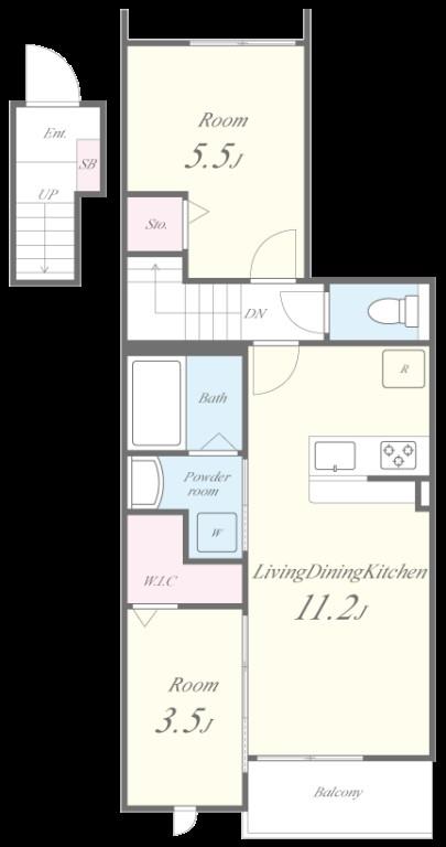 ラヴィアンローズ 間取り図