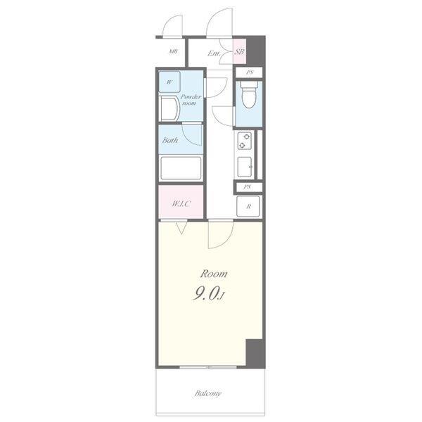 パルファン ドゥ ジョア 間取り図