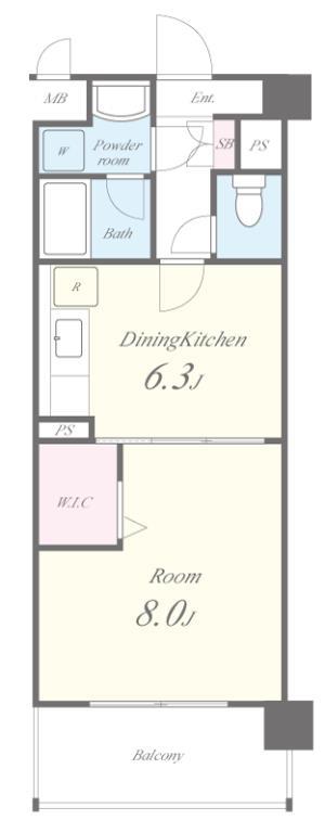 サンライズ北条 間取り図
