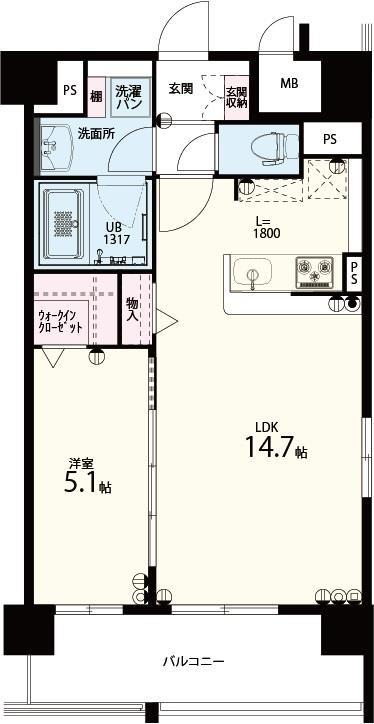 グランフルーヴ 間取り図