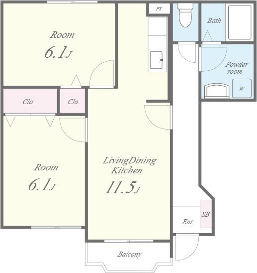 グランデュール 間取り図