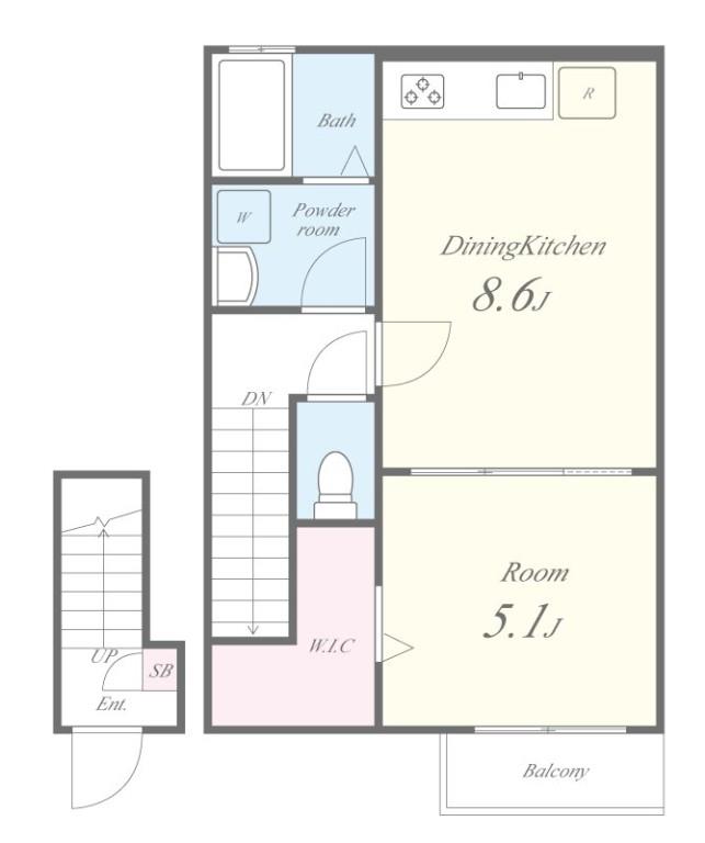 ハイム･ヤバタ 間取り図