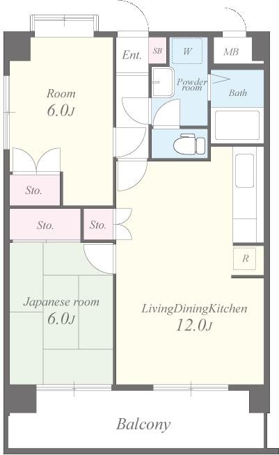 インスコート 間取り図