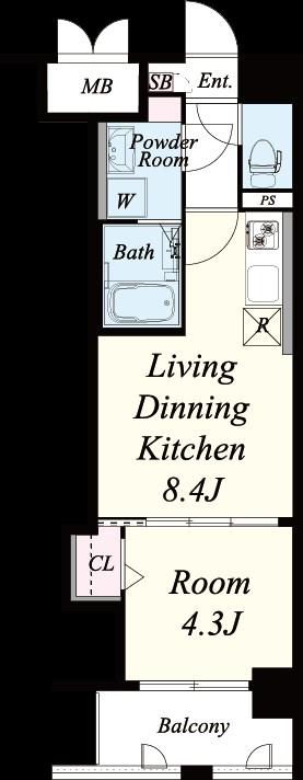 エルヴィータ駅南 間取り図