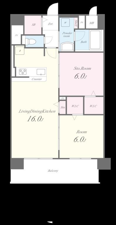 クレリア新深江 502号室 間取り