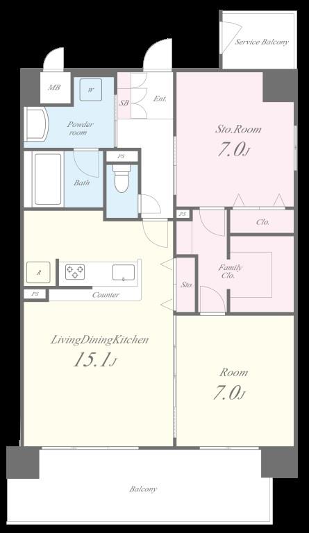 クレリア新深江 502号室 外観