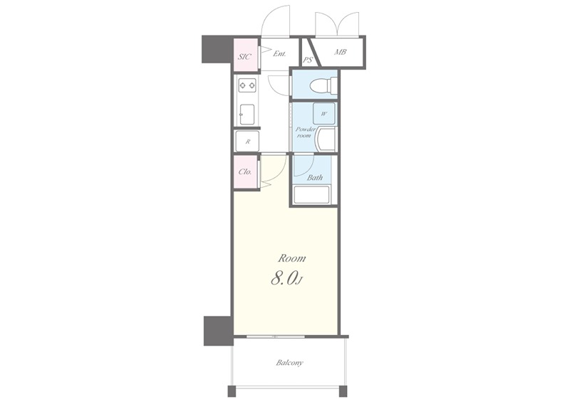 セイワパレス深江橋駅前 802号室 間取り