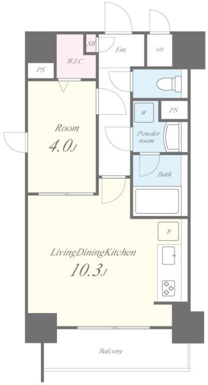 ルノンドームA 間取り図