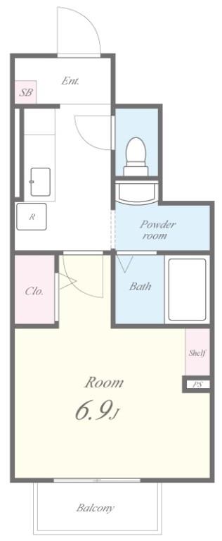 パークサイド足立 間取り図