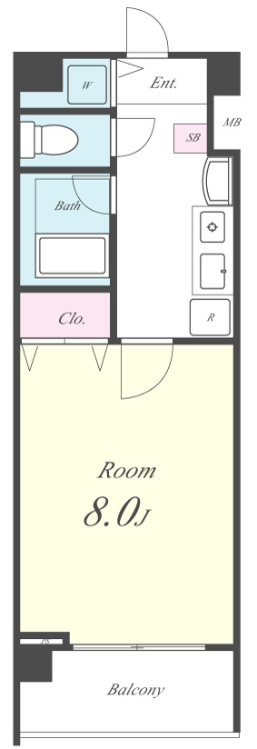 PARK WEST雅 間取り図
