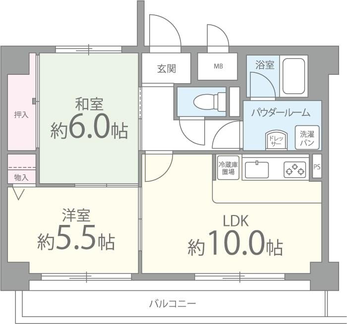 21世紀ペガサスⅡ 間取り図