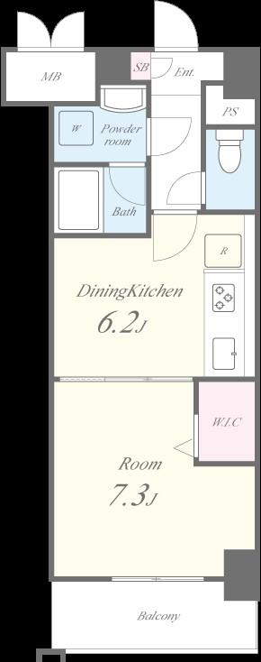 マイコスモス 間取り図