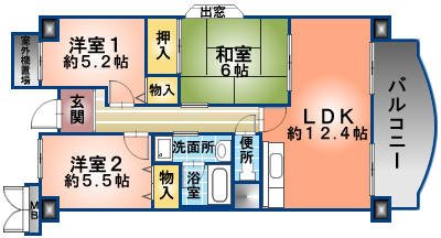 プレミール28 間取り図