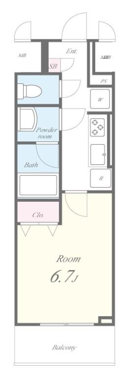 ラ・プレス新栄 間取り図