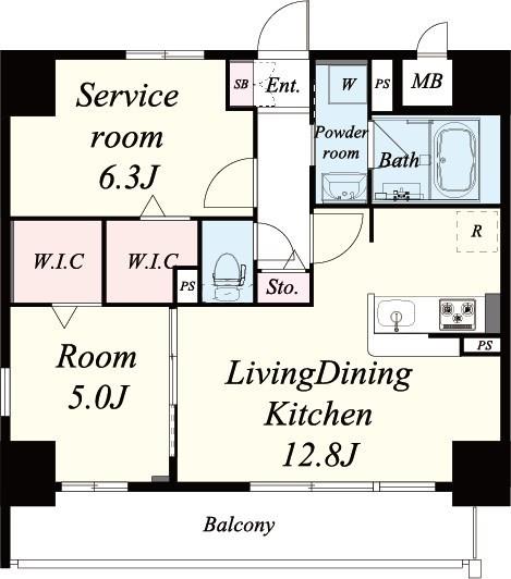 ハナミズキ福島 間取り図