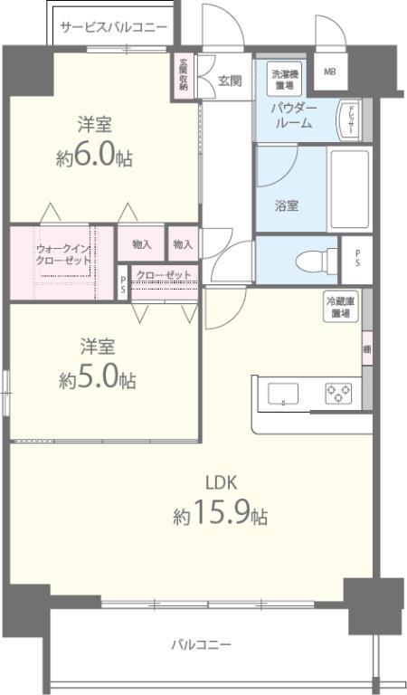 メゾン・ド・パニール 間取り図