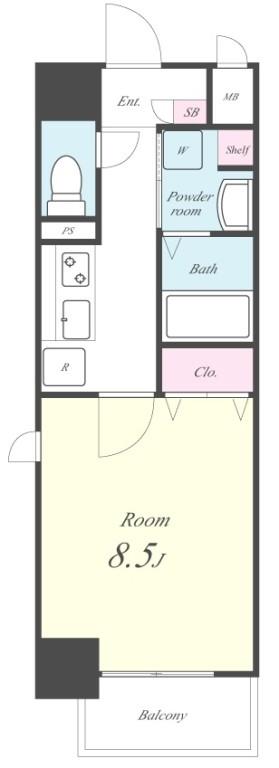 ヴェーラ カーサ ウルバーナ 間取り図