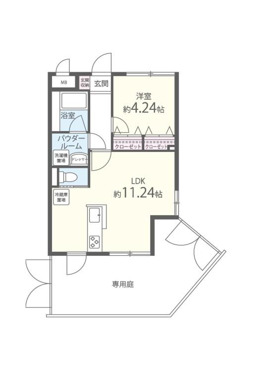 ツルマキロジ 間取り図