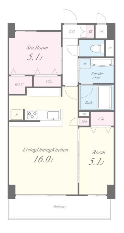 ラ・グレース 間取り図