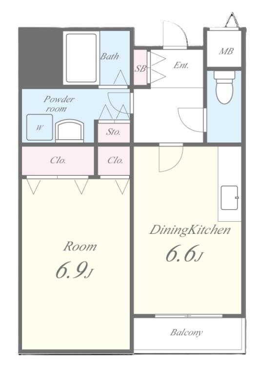 アバンザール香里園 間取り図
