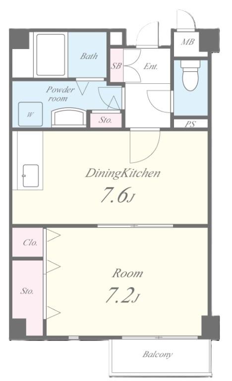 アバンザール香里園 間取り図