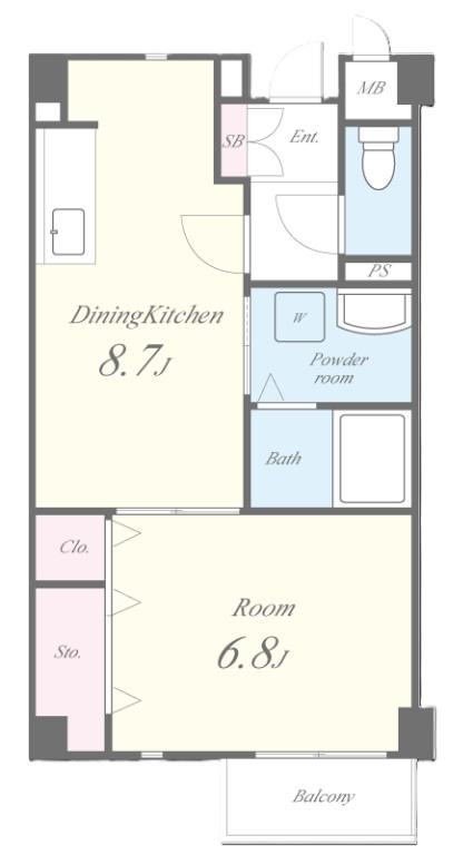 アバンザール香里園 間取り図