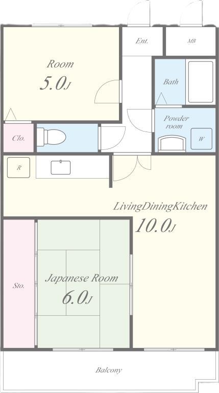 グランドールY 間取り図