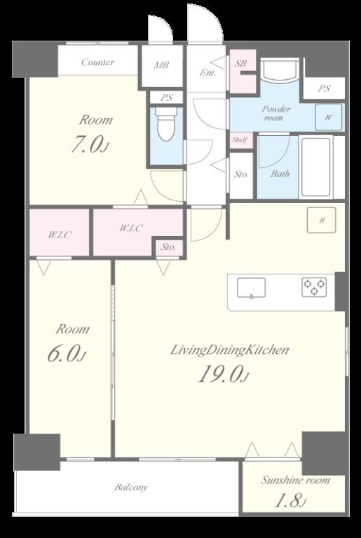 ファミールプライム 間取り図