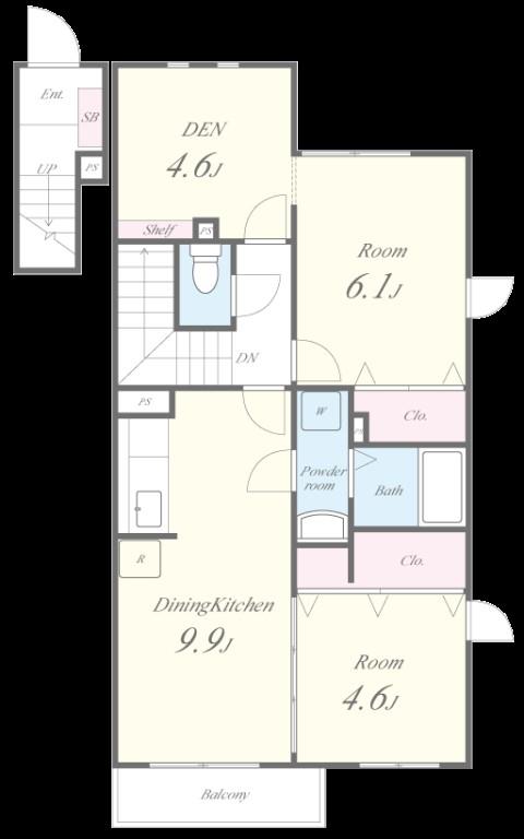ティファニー 間取り図