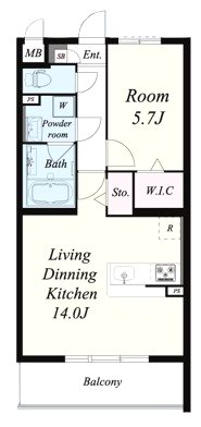 アムール京都仁王門 間取り図