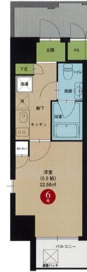 エルザビル名古屋駅前 間取り図