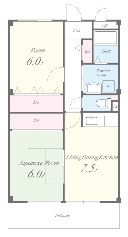 コンフォール 間取り図