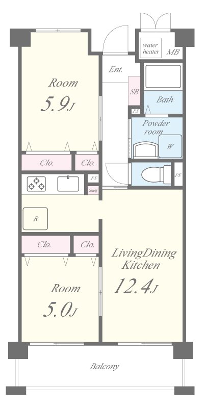 ベルフォート和泉 間取り図