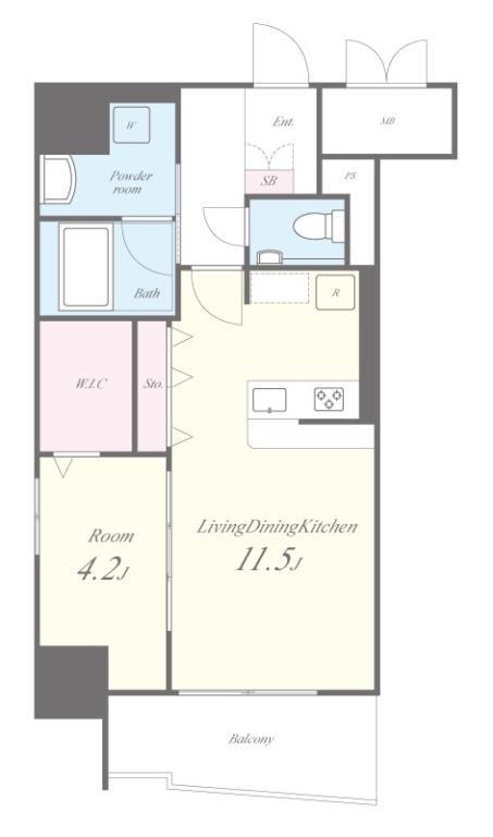 ルフレイユ 泉 久屋大通公園 間取り図