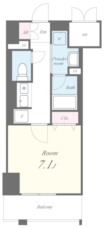 セイワパレス丸の内駅前 間取り図
