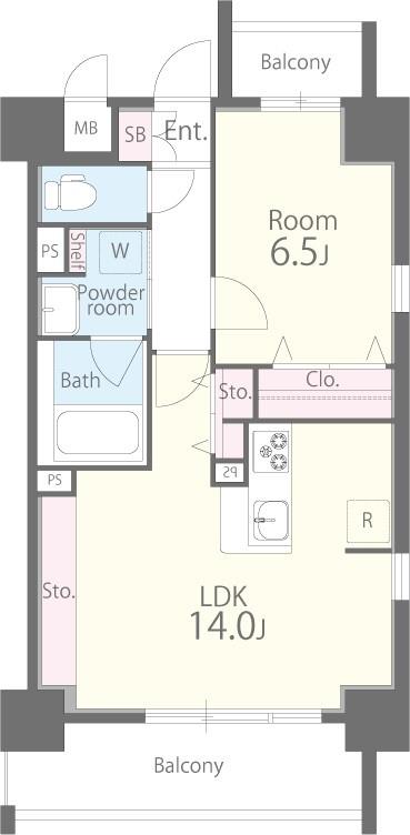 ツインアウルズ 間取り図