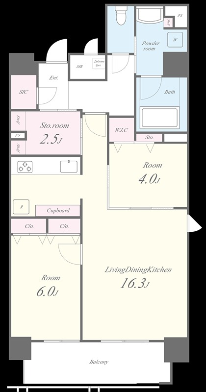 セイワパレス本町東 間取り図