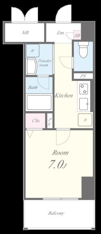 ヴェルドミール 間取り図
