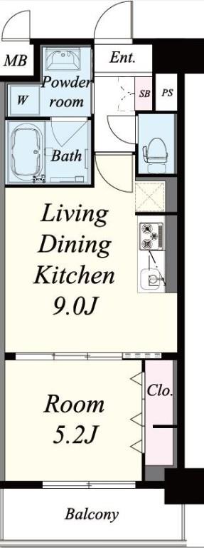 ハーヴェスト江坂 間取り図