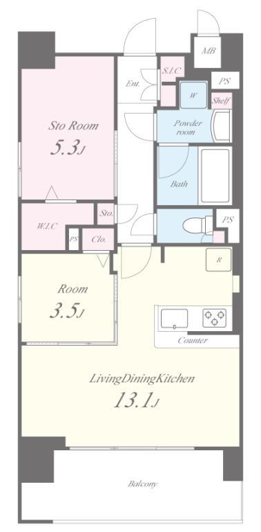 プレミアムコート千里丘 間取り図